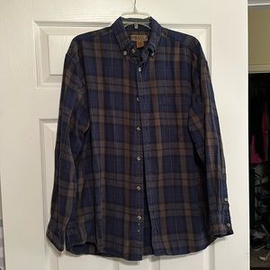 Men's Brazos Work Force Flannel Shirt / Size XL/ E-7